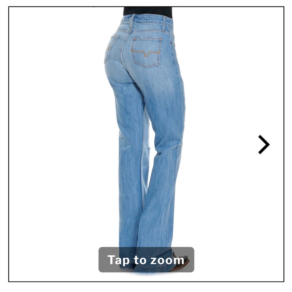 Kimes Ranch light wash distressed jeans size 2/34
